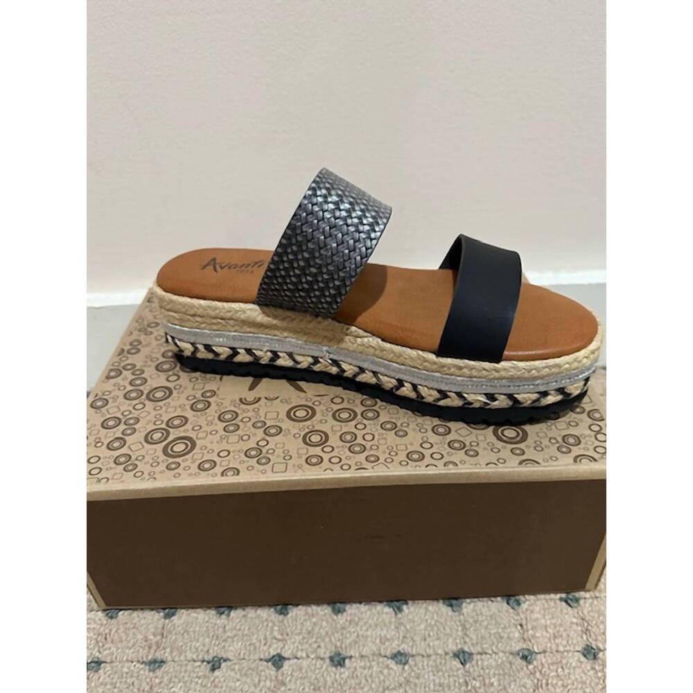 NEW AVANTI women's ibiza sandal in black